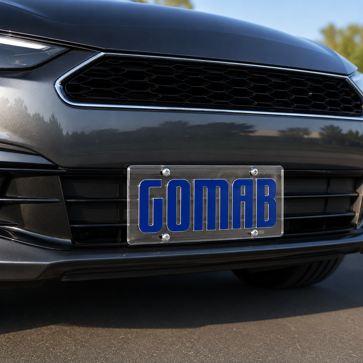 Phi Beta Sigma GOMAB Blue Vehicle License Plate