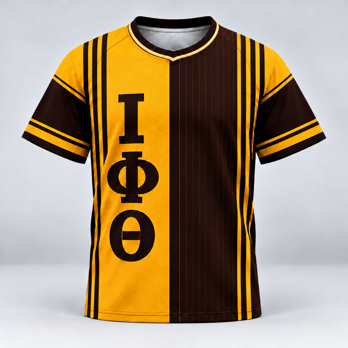 Iota Phi Theta 1963 Vertical Greek Letter All-Over T-Shirt
