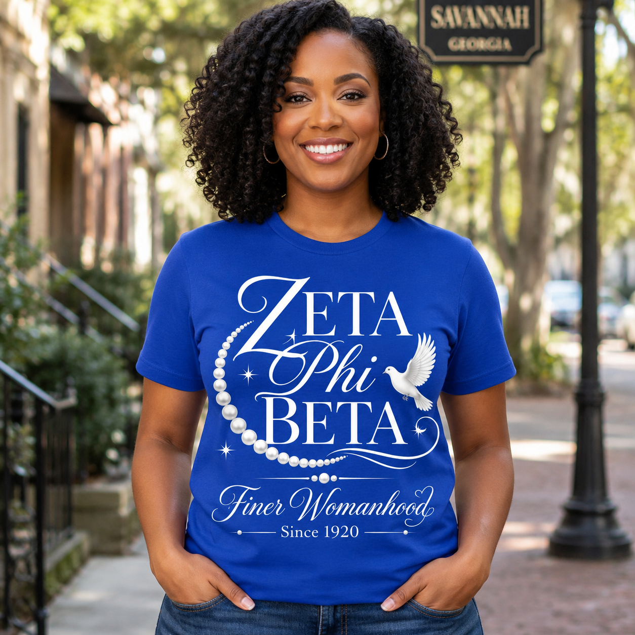 Zeta Phi Beta Finer Womanhood Since 1920 T-Shirt