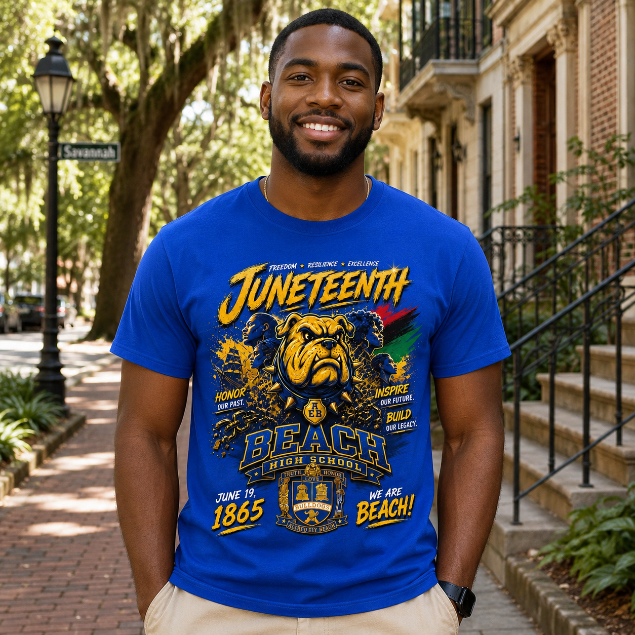 Beach High School Juneteenth T-Shirt