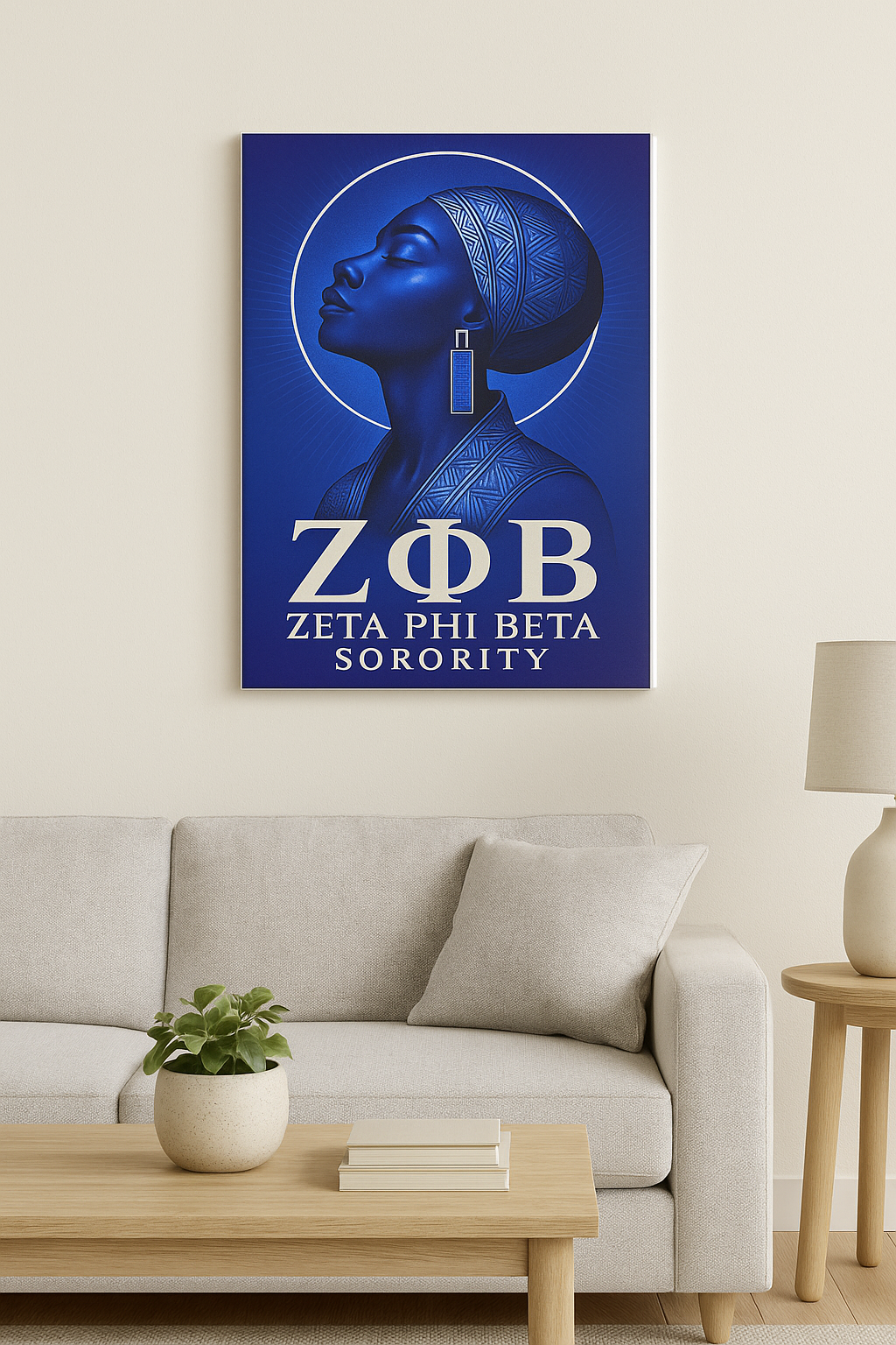 Zeta Phi Beta Sorority Canvas