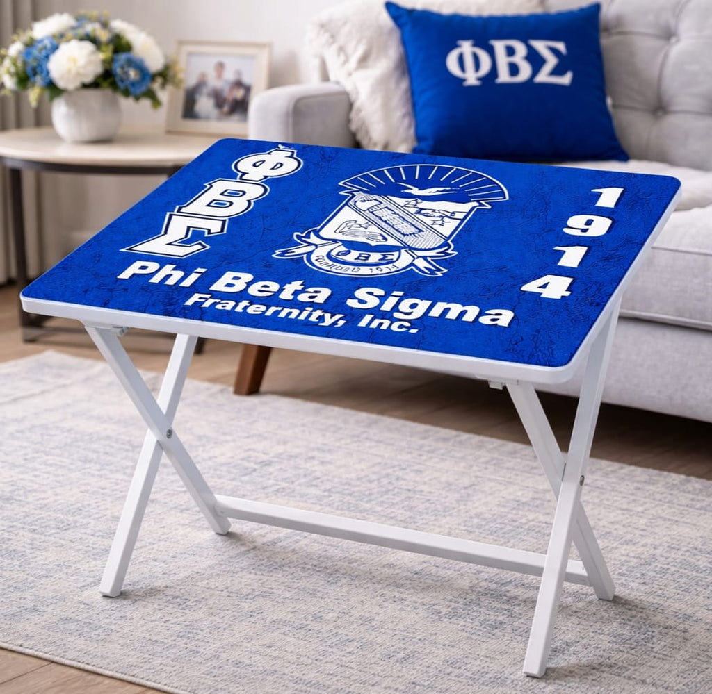 Phi Beta Sigma Folding Dinner Tray Table – 1914 Edition
