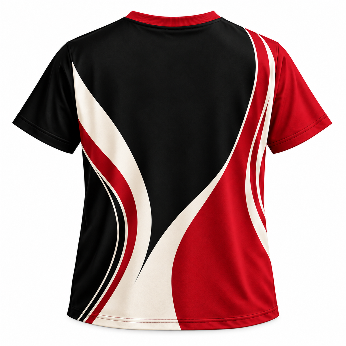 Delta Sigma Theta Silhouette Red Black All-Over Shirt