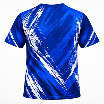 Phi Beta Sigma 1914 Blue & White Brushstroke All-Over Shirt