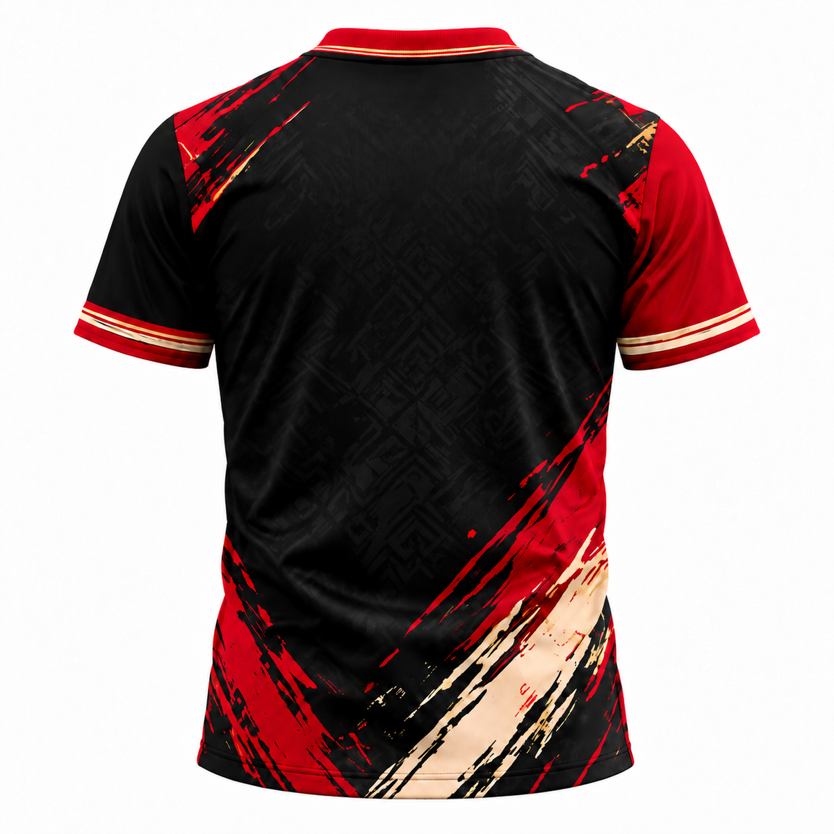 Kappa Alpha Psi NUPE Black, Crimson & Cream All-Over Print T-Shirt