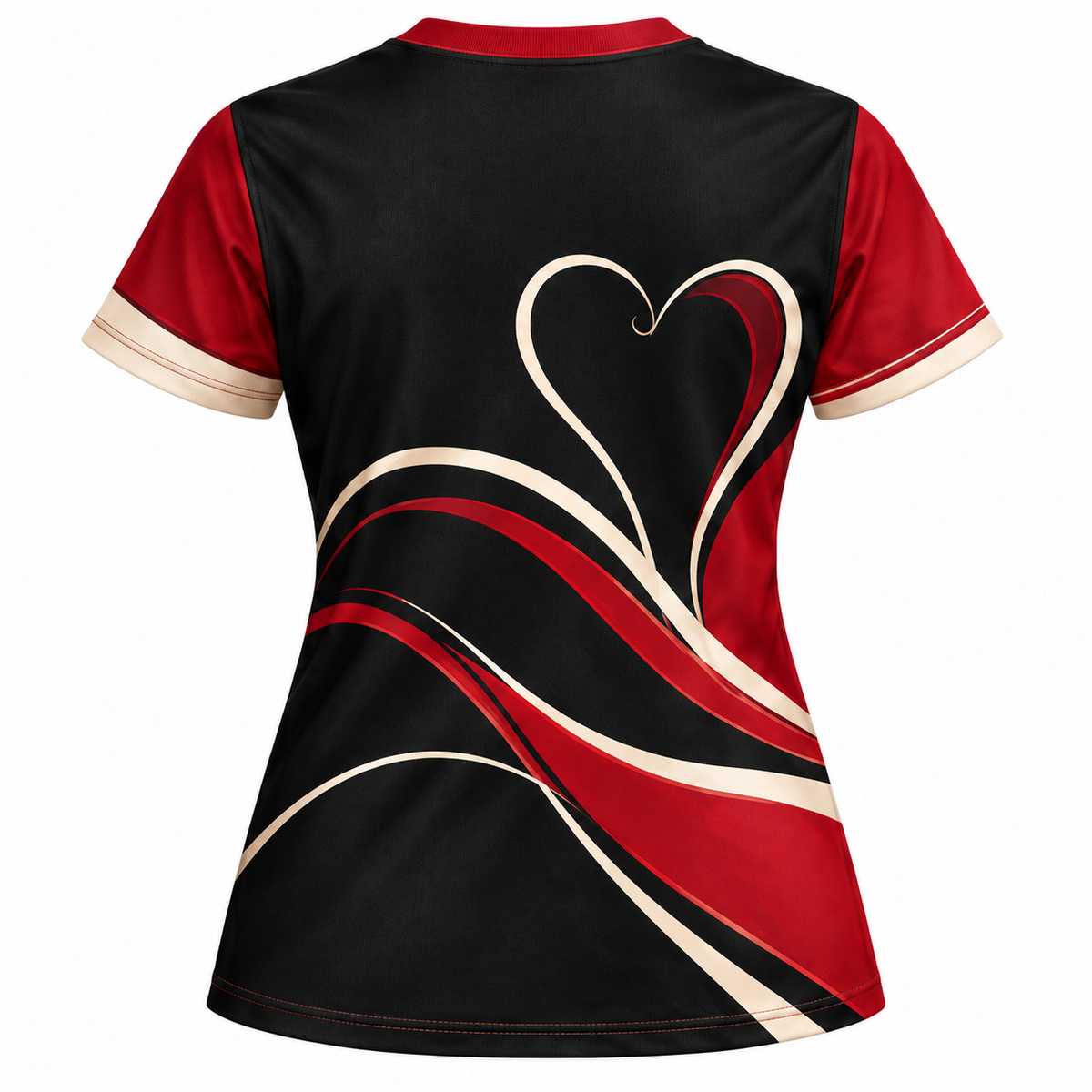 Delta Sigma Theta Elephant Love Red Black All-Over Shirt