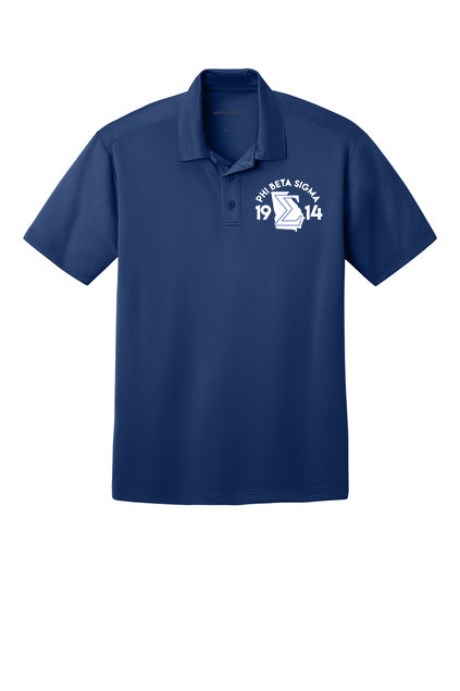 Phi Beta Sigma Georgia Embroidered  Polo