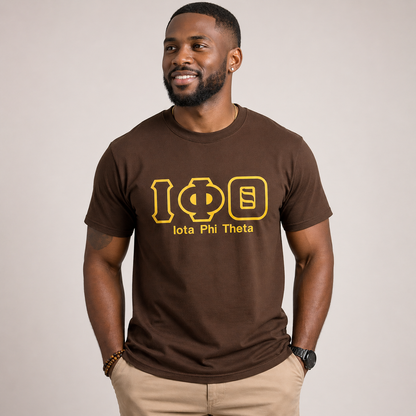 Iota Phi Theta Brown Graphic T-Shirt