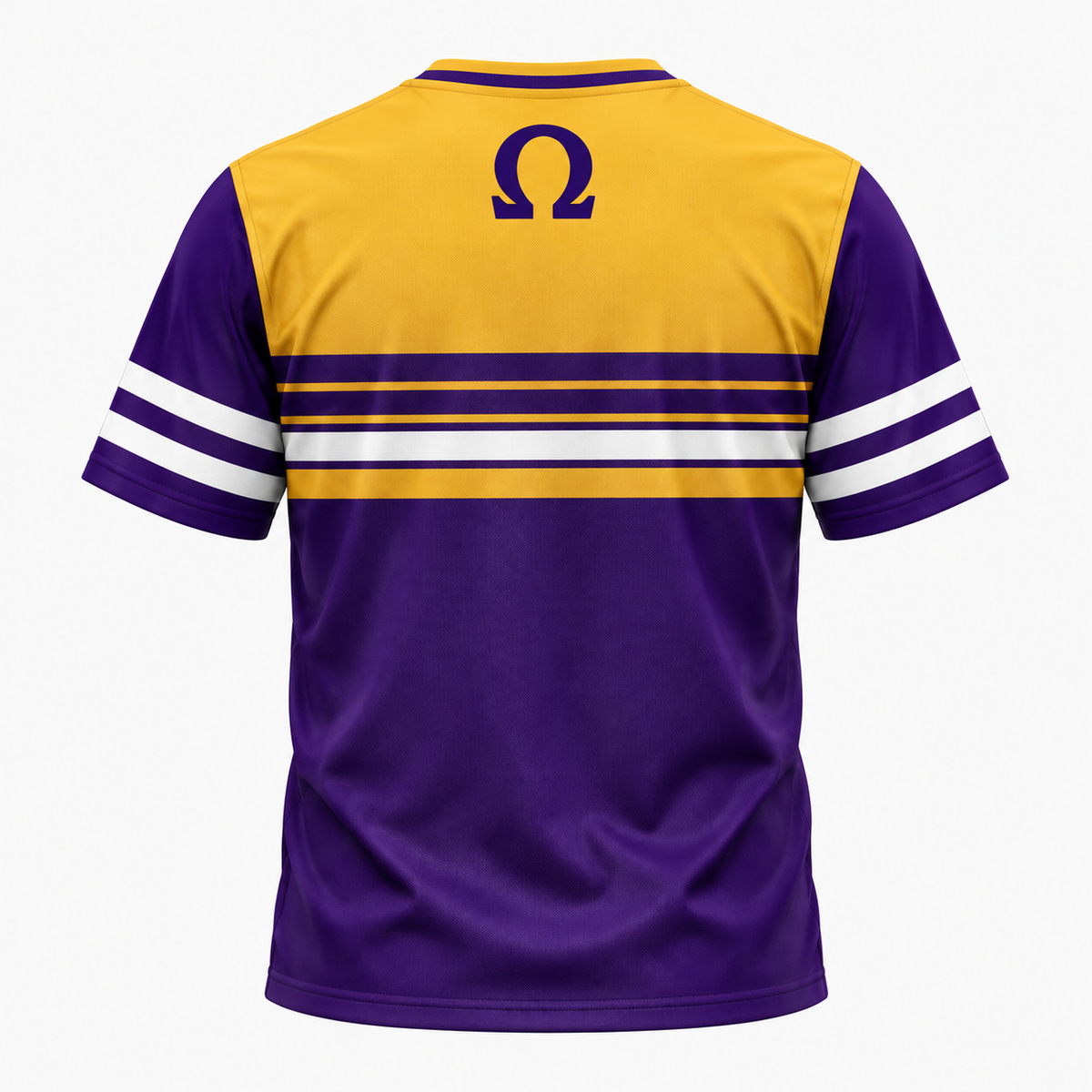 Omega Psi Phi 1911 Purple & Gold Varsity Performance T-Shirt