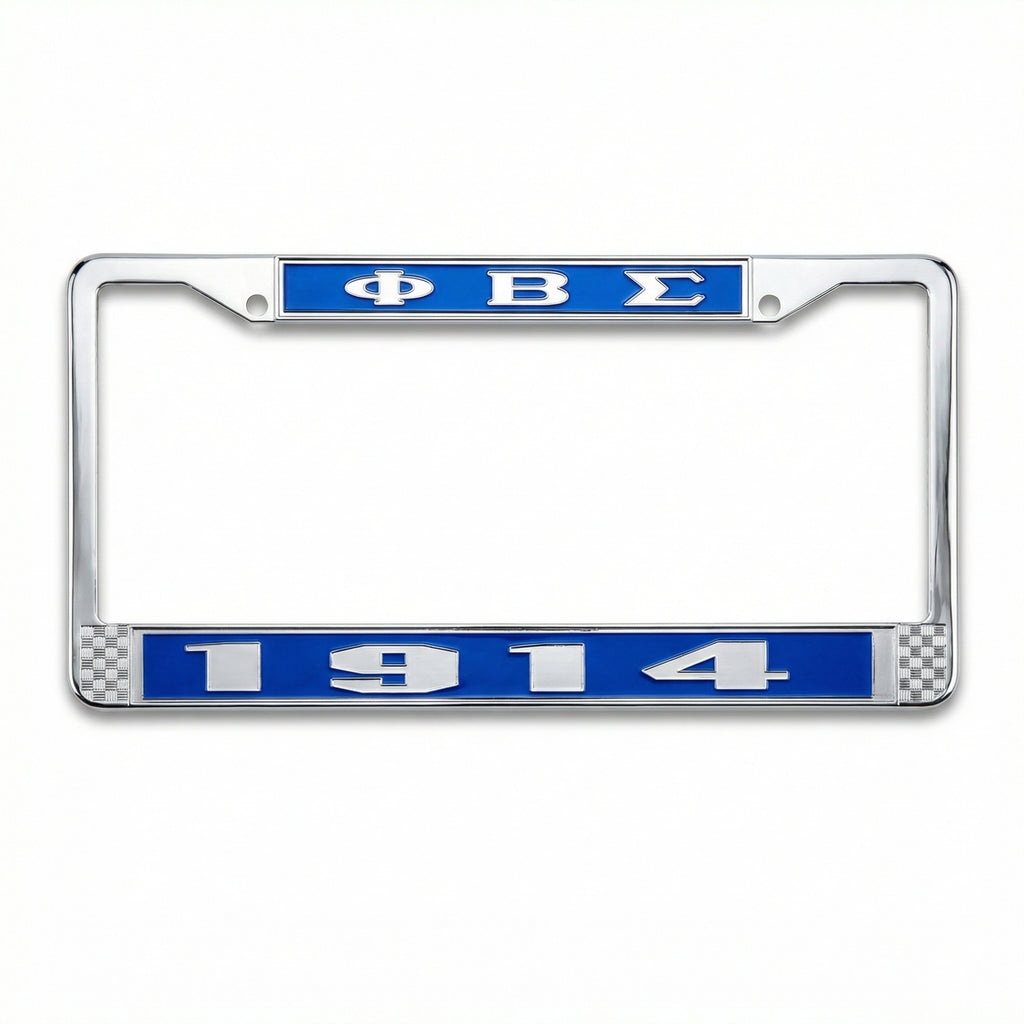 Phi Beta Sigma 1914 License Plate Tag