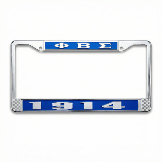 Phi Beta Sigma 1914 License Plate Tag