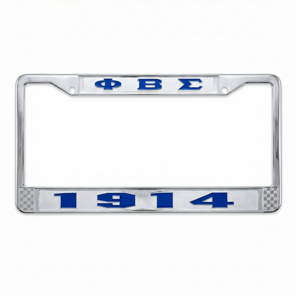 Phi Beta Sigma 1914 License Plate Tag