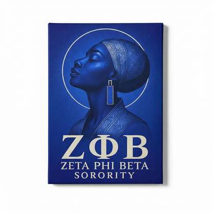 Zeta Phi Beta Sorority Canvas