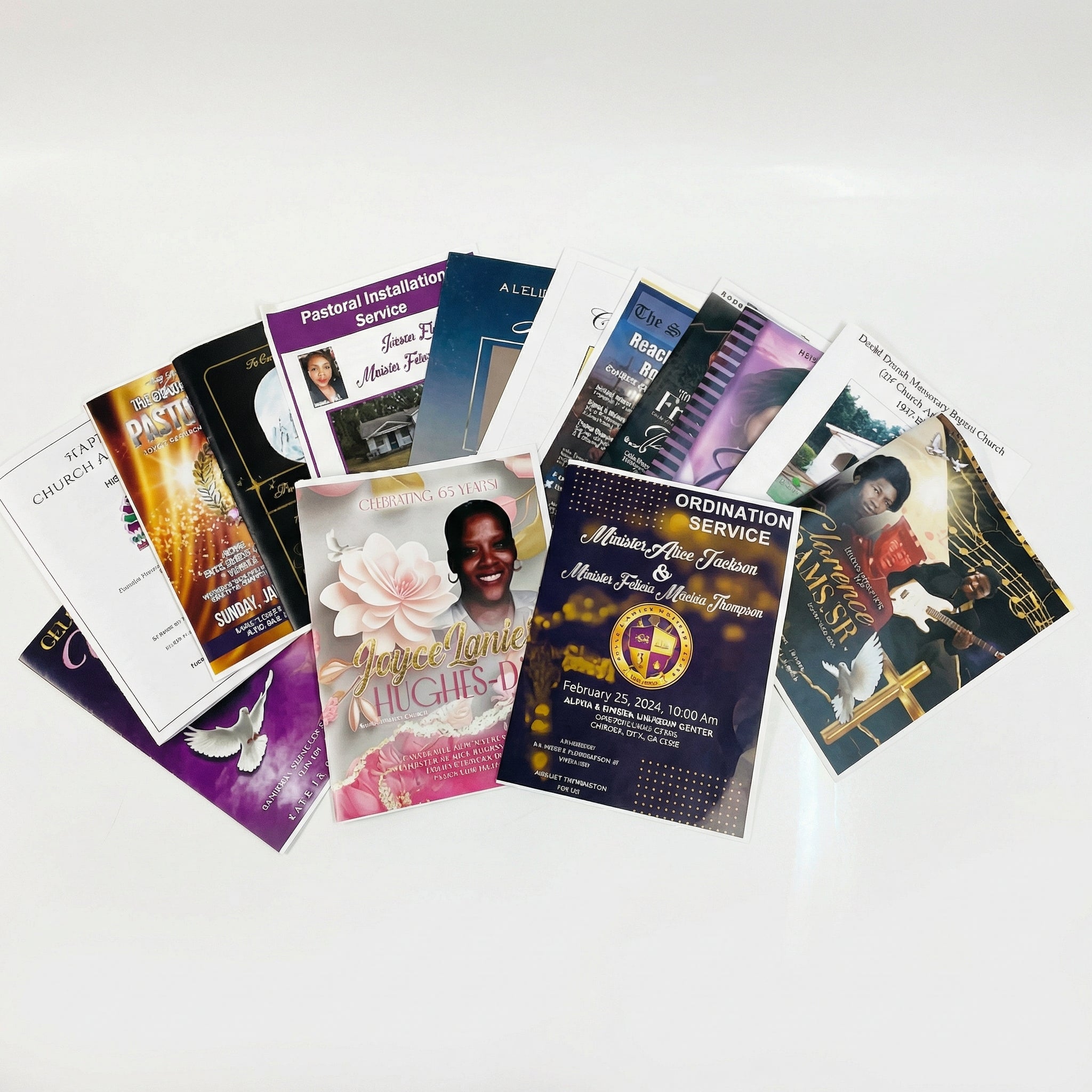 11 x 17 Folded Booklet/Obituary/Program Printing