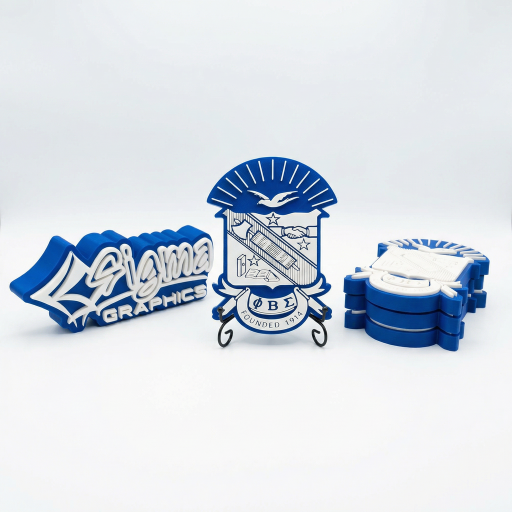 Phi Beta Sigma 3D Shield
