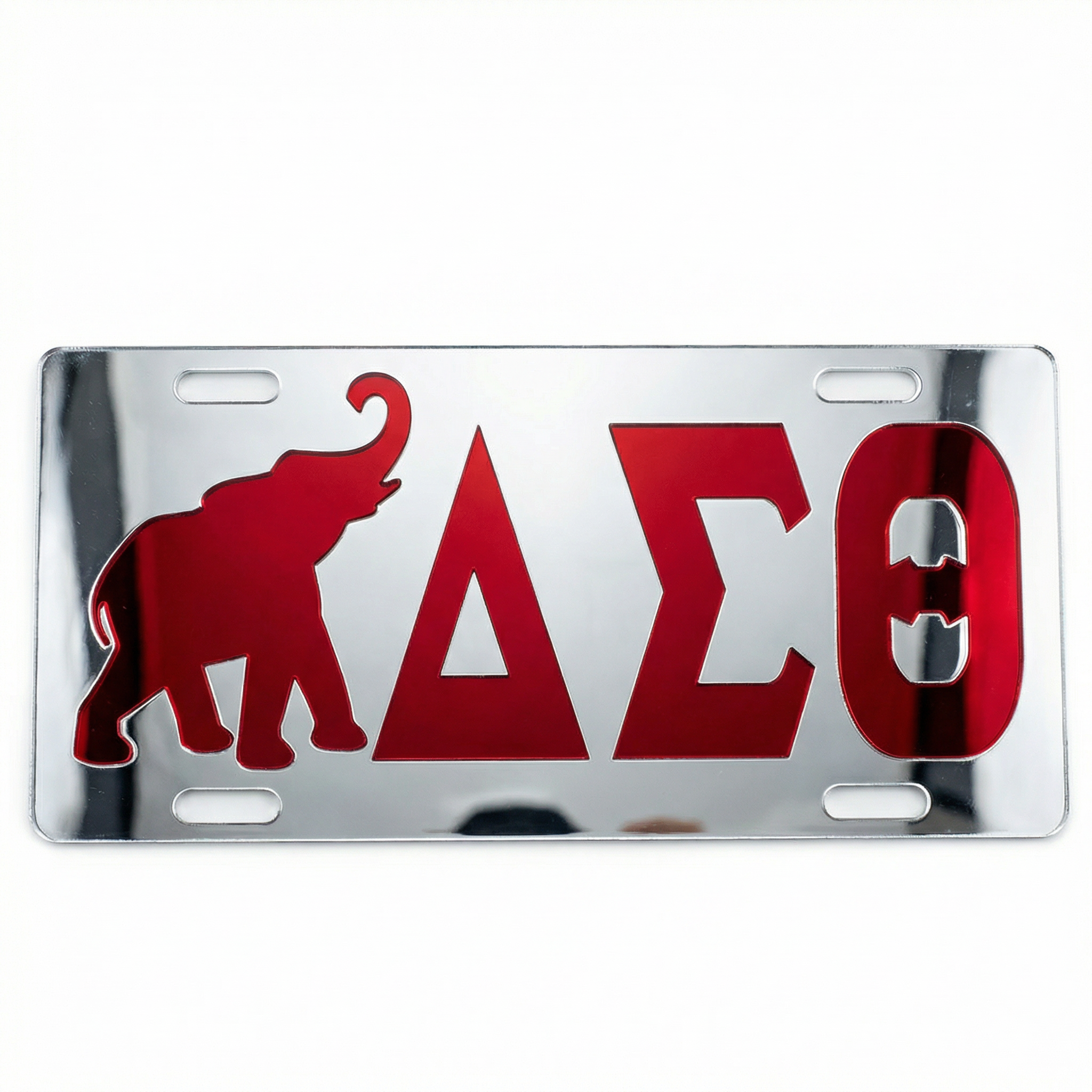 Delta Sigma Theta Elephant License Plate Tag