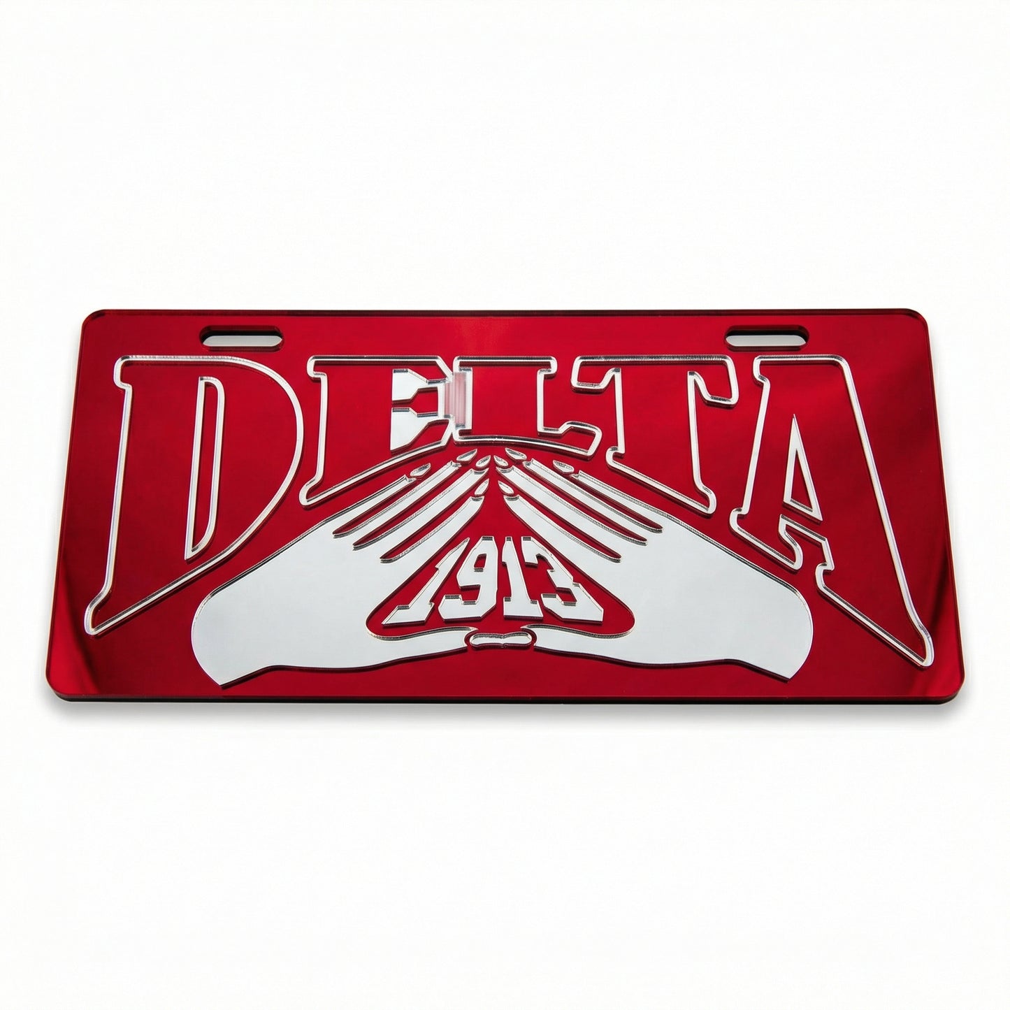 Delta Sigma Theta Delta Hand Plate Tag