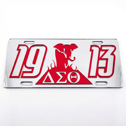 Delta Sigma Theta 1913 Elephant Plate Tag