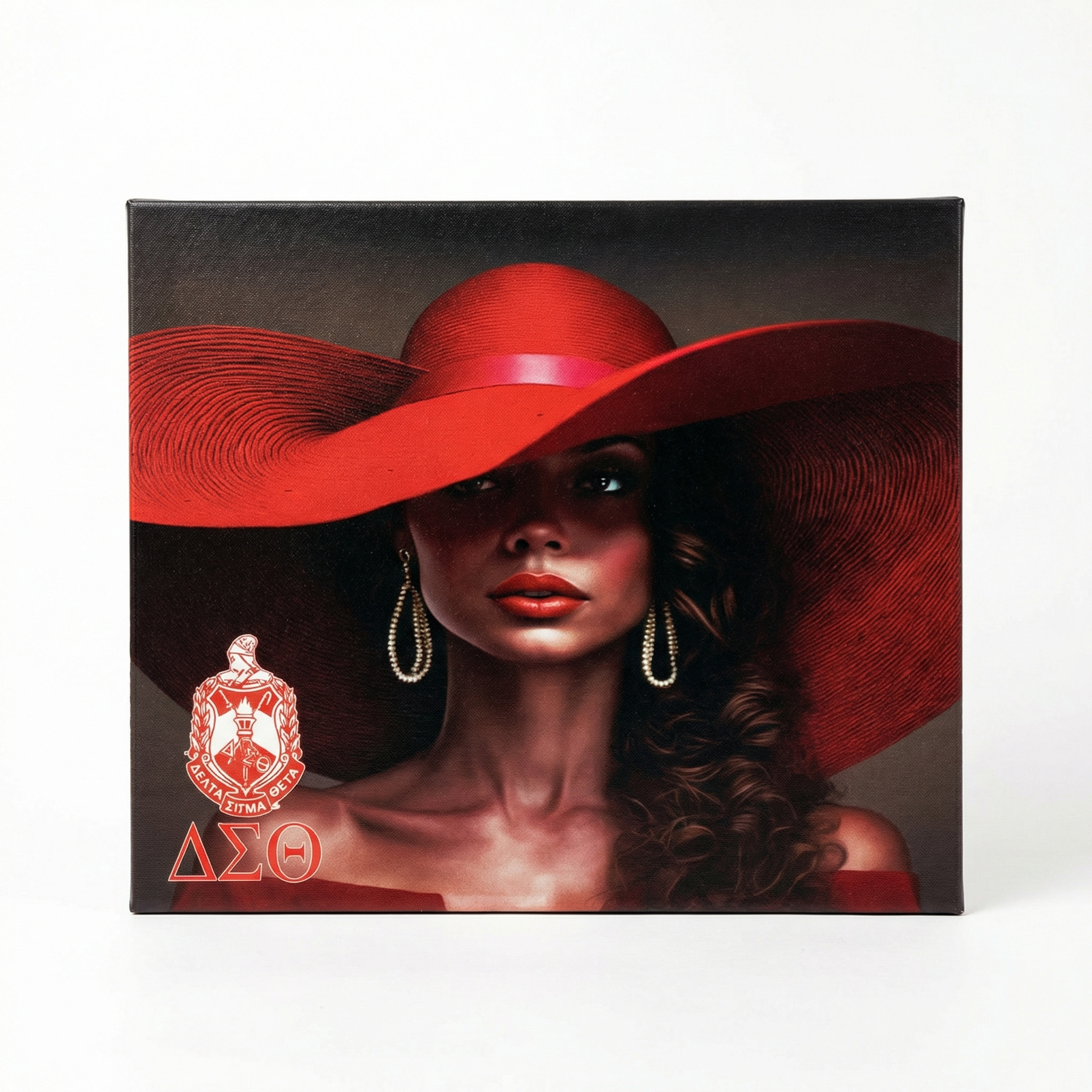 Delta Sigma Theta Wall Art -  Hat Design