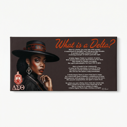 Delta Sigma Theta Wall Art- What is a Delta?