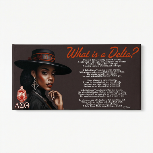 Delta Sigma Theta Wall Art- What is a Delta?