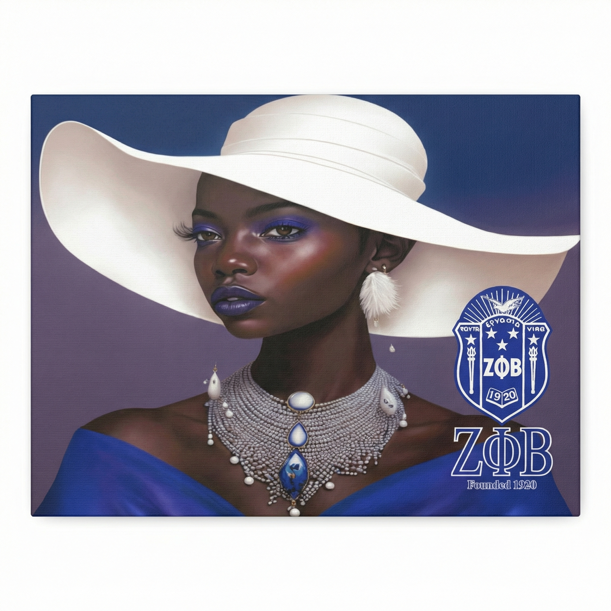 Zeta Phi Beta Wall Art - Always Finer