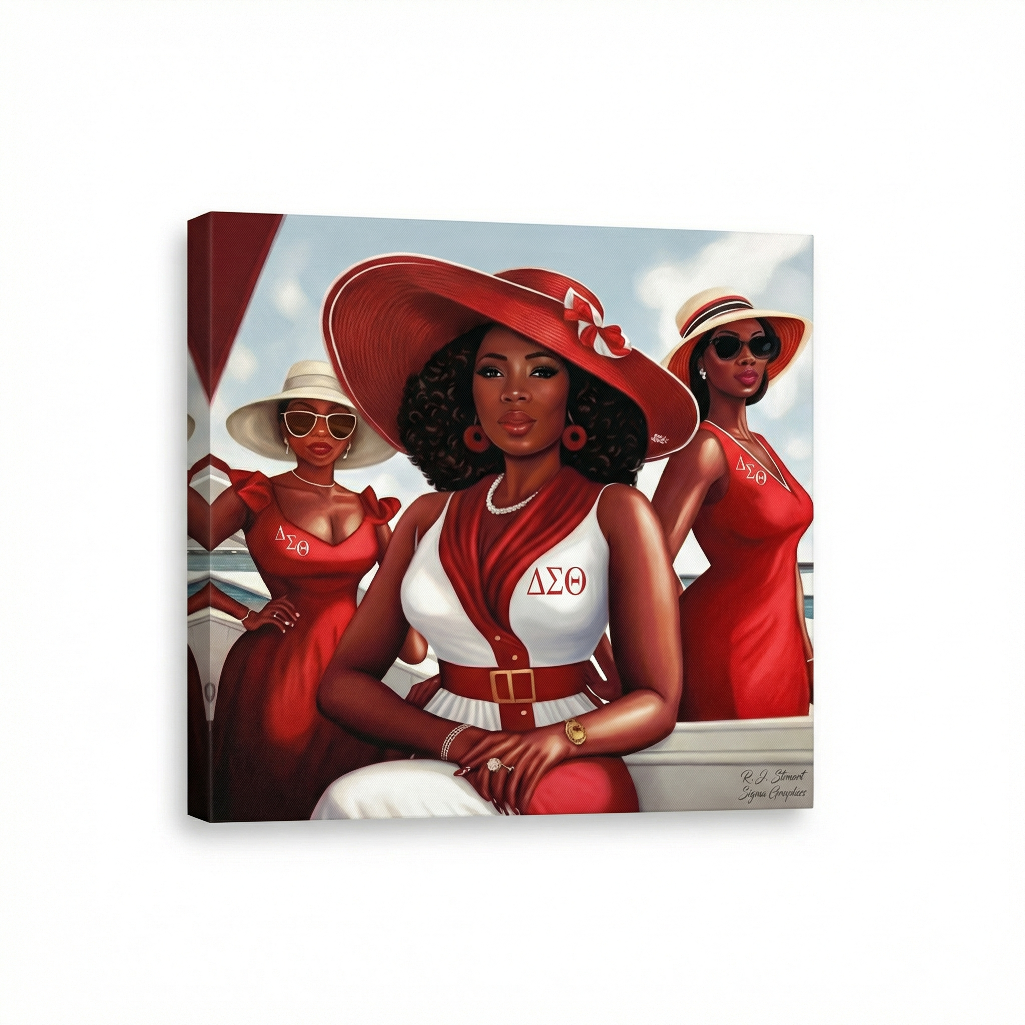 Delta Sigma Theta Wall Art - Living a Delta Life