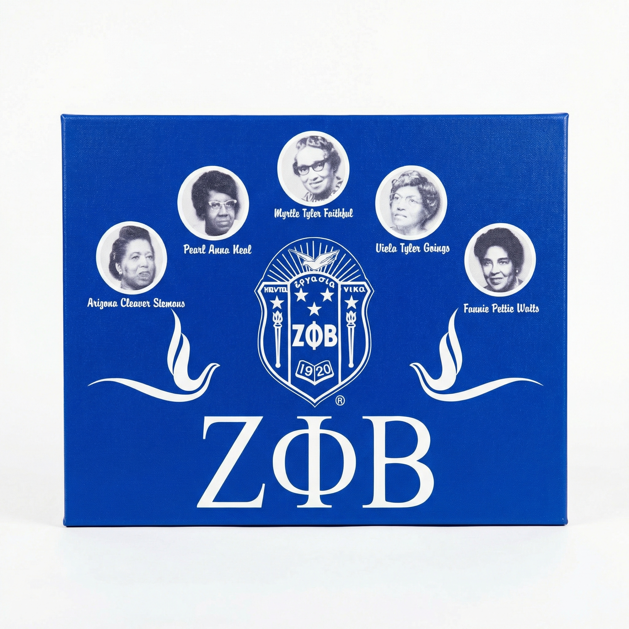 Zeta Phi Beta Canvas Wall Art