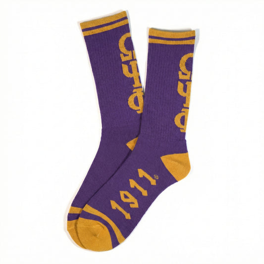 Omega Psi Phi Socks