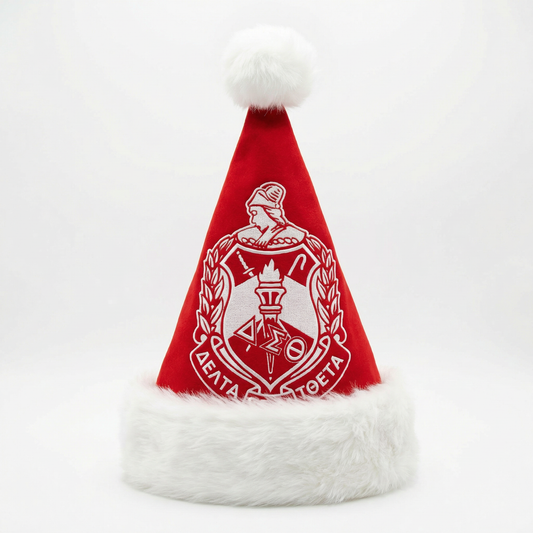 Delta Sigma Theta Santa Hat