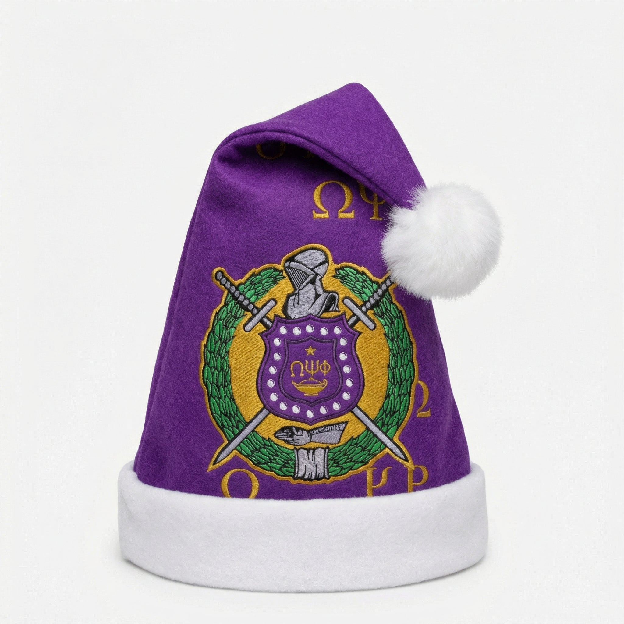 Omega Psi Phi Santa Hat