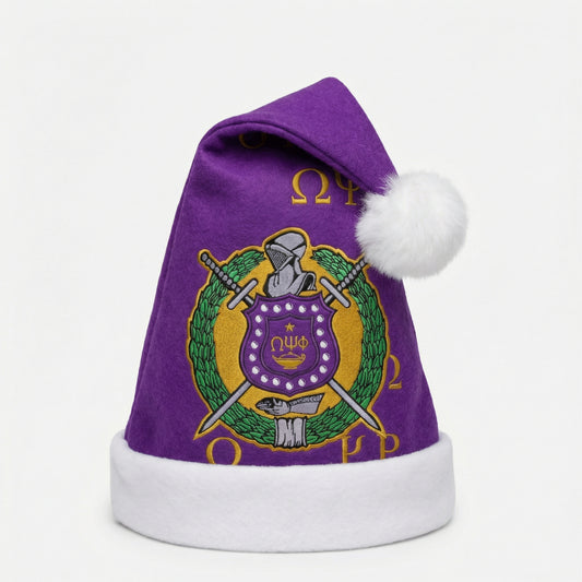 Omega Psi Phi Santa Hat