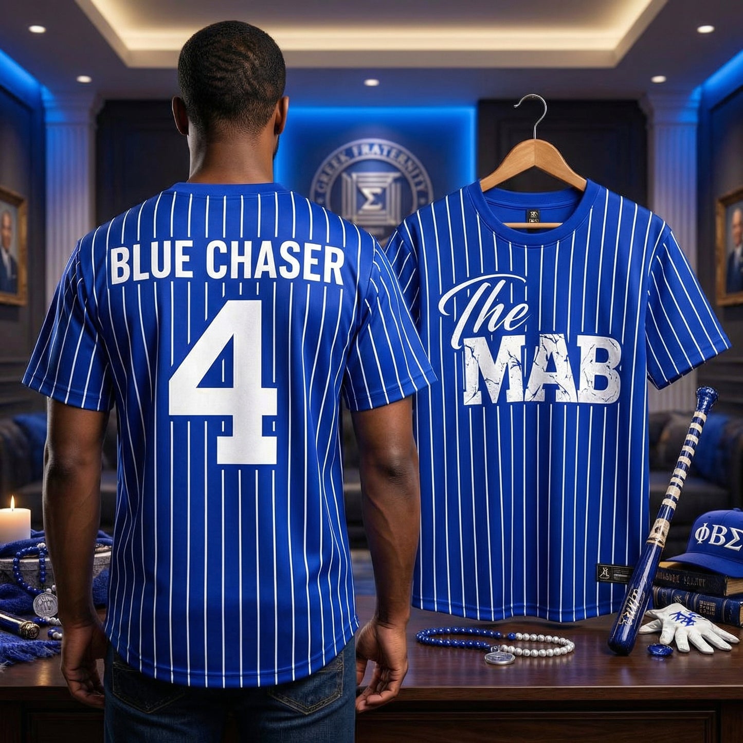 Phi Beta Sigma “The MAB” Custom Line Shirt (Personalized)