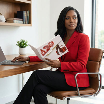 Delta Sigma Theta Inspired Slant Flap Journal