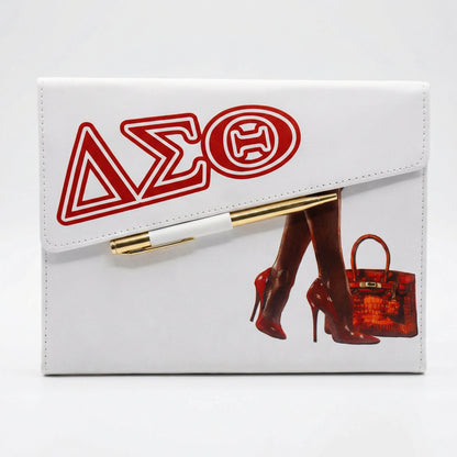 Delta Sigma Theta Inspired Slant Flap Journal
