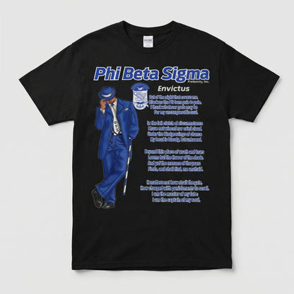 Phi Beta Sigma “Invictus” Poem Graphic Tee