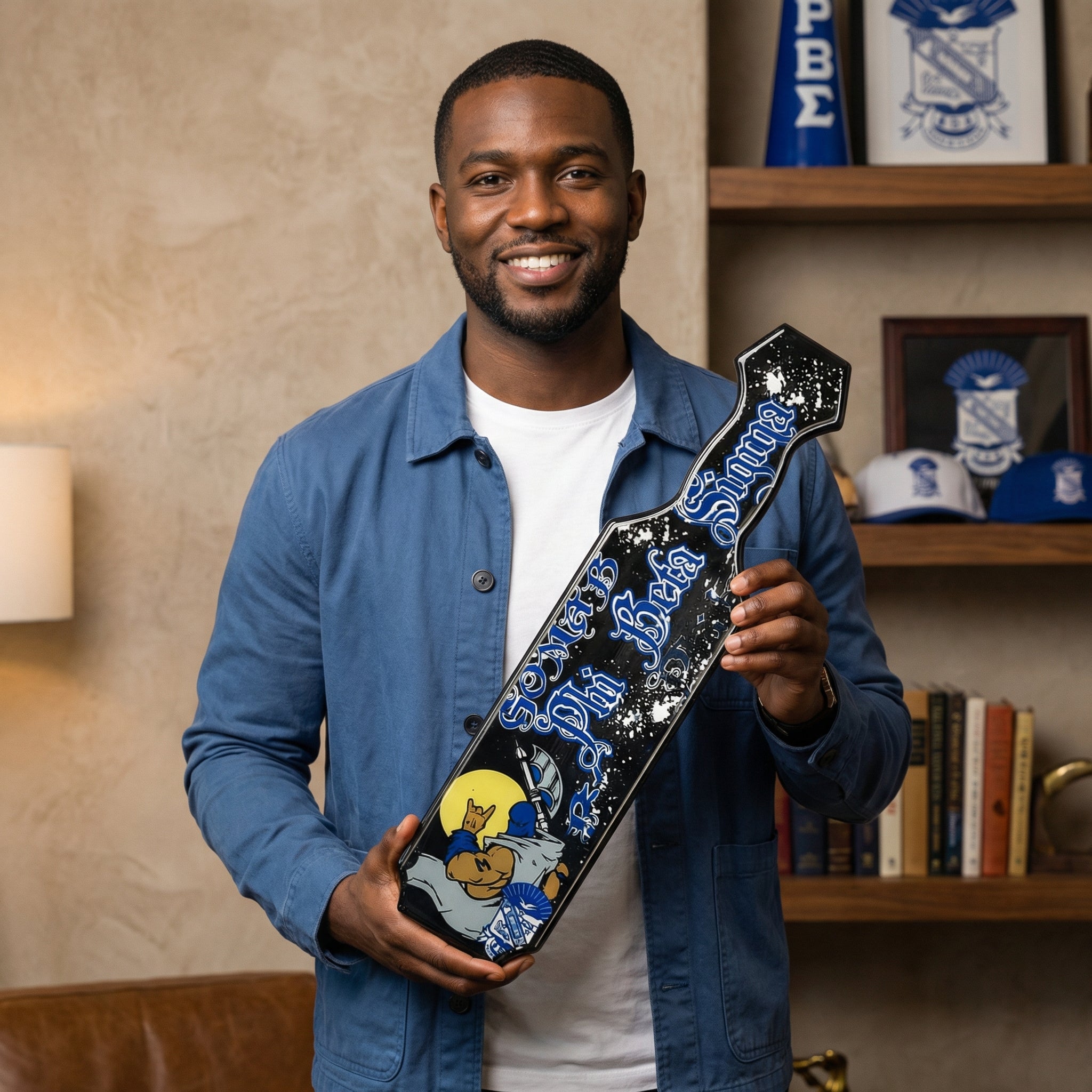 Phi Beta Sigma Paddle Wall Decor