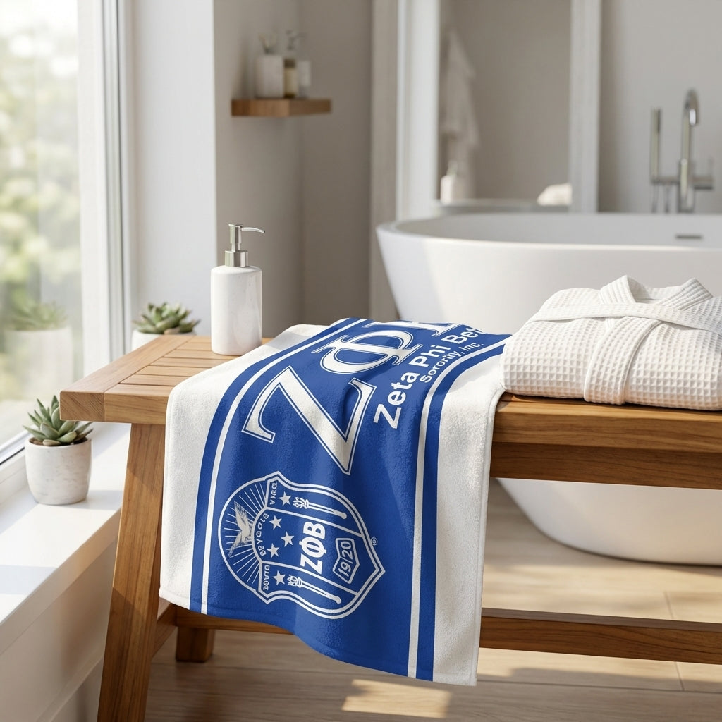 Zeta Phi Beta Beach Towel
