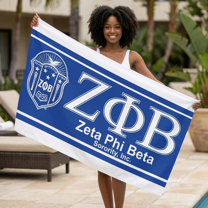 Zeta Phi Beta Beach Towel