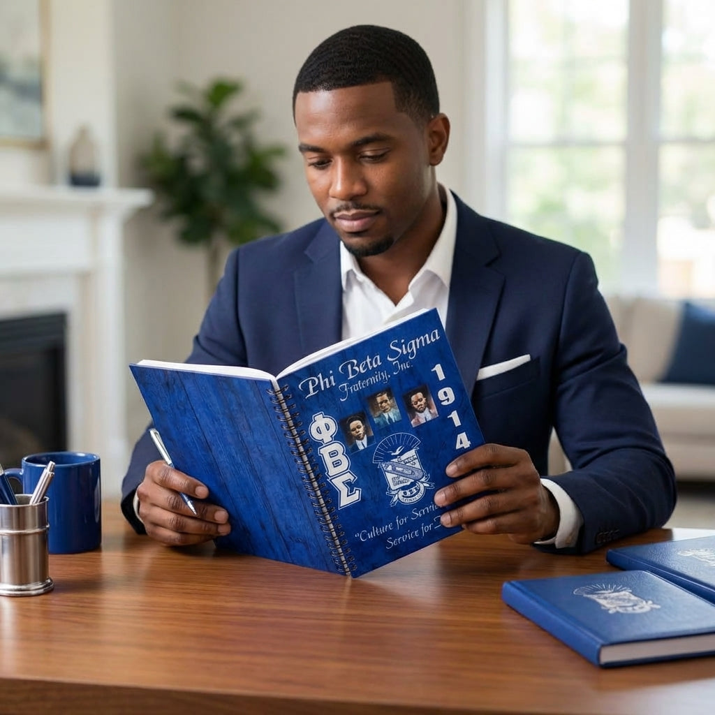 Phi Beta Sigma 1914 Spiral Notebook