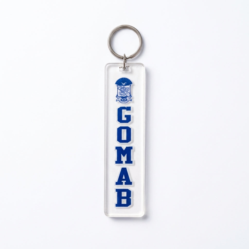 Phi Beta Sigma GOMAB Keychain Tag