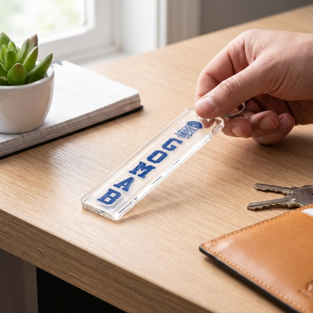 Phi Beta Sigma GOMAB Keychain Tag