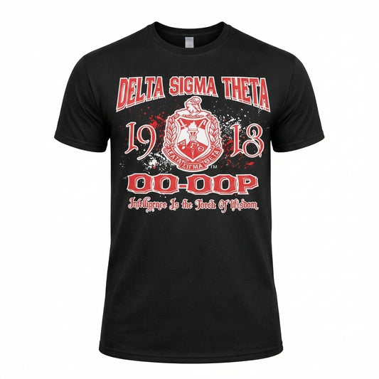 Delta Sigma Theta “Oo-Oop” Crest Tee