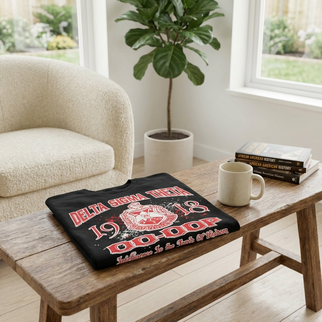 Delta Sigma Theta “Oo-Oop” Crest Tee