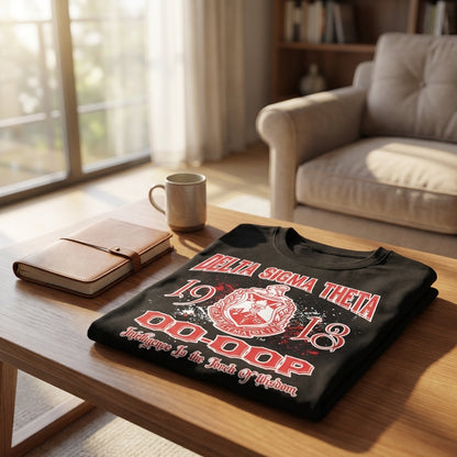 Delta Sigma Theta “Oo-Oop” Crest Tee