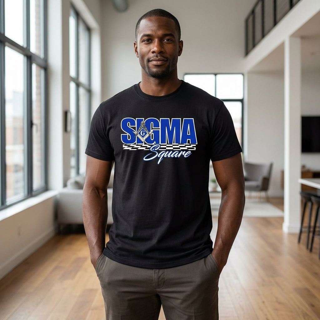 Phi Beta Sigma Masonic “Sigma Square” Tee