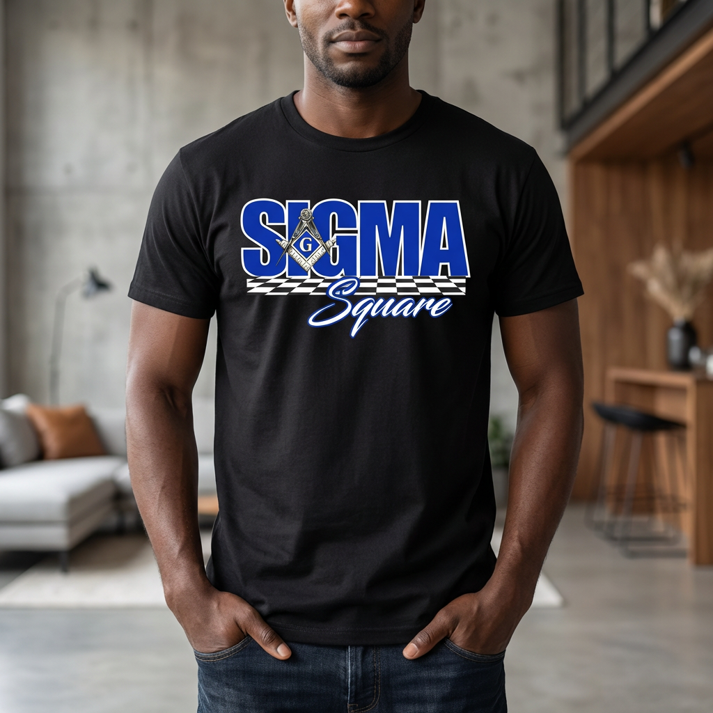 Phi Beta Sigma Masonic “Sigma Square” Tee