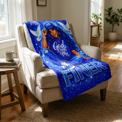 Zeta Phi Beta Throw Blanket 50x60
