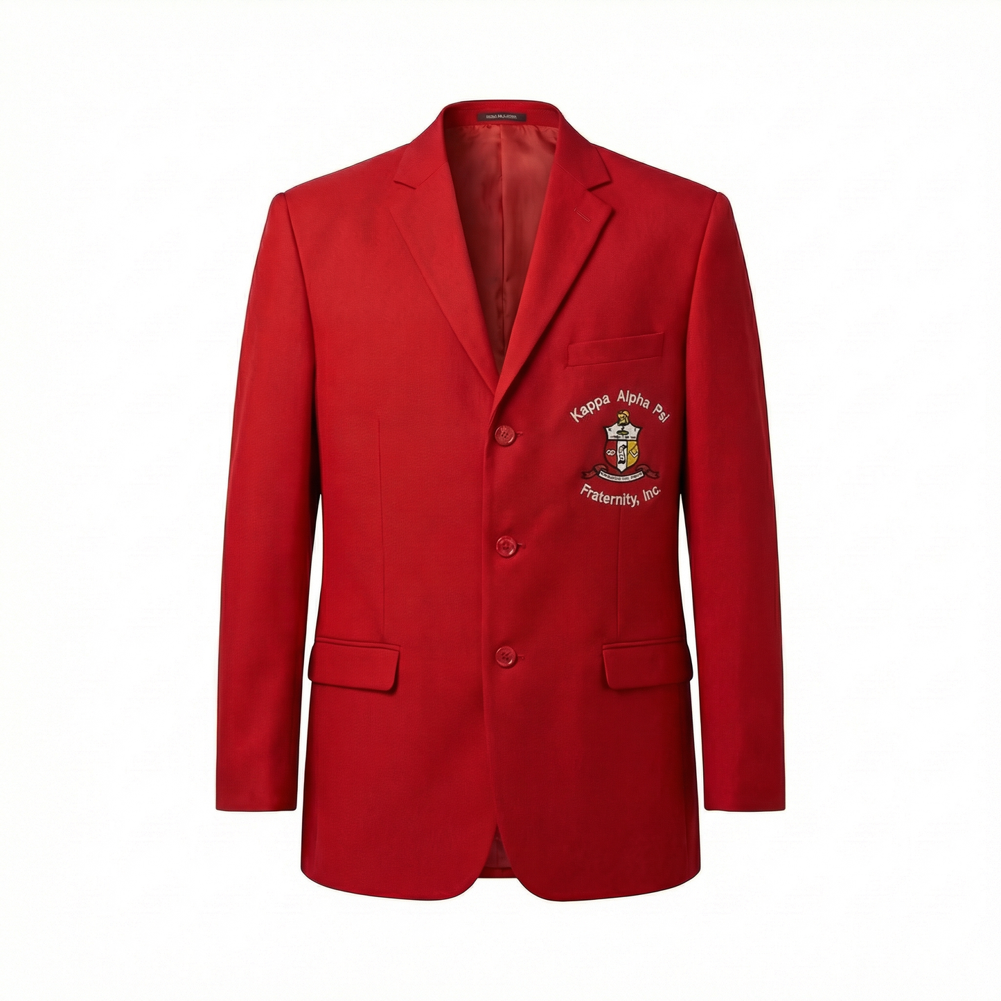 Kappa Alpha Psi Red Blazer with Embroidered Crest