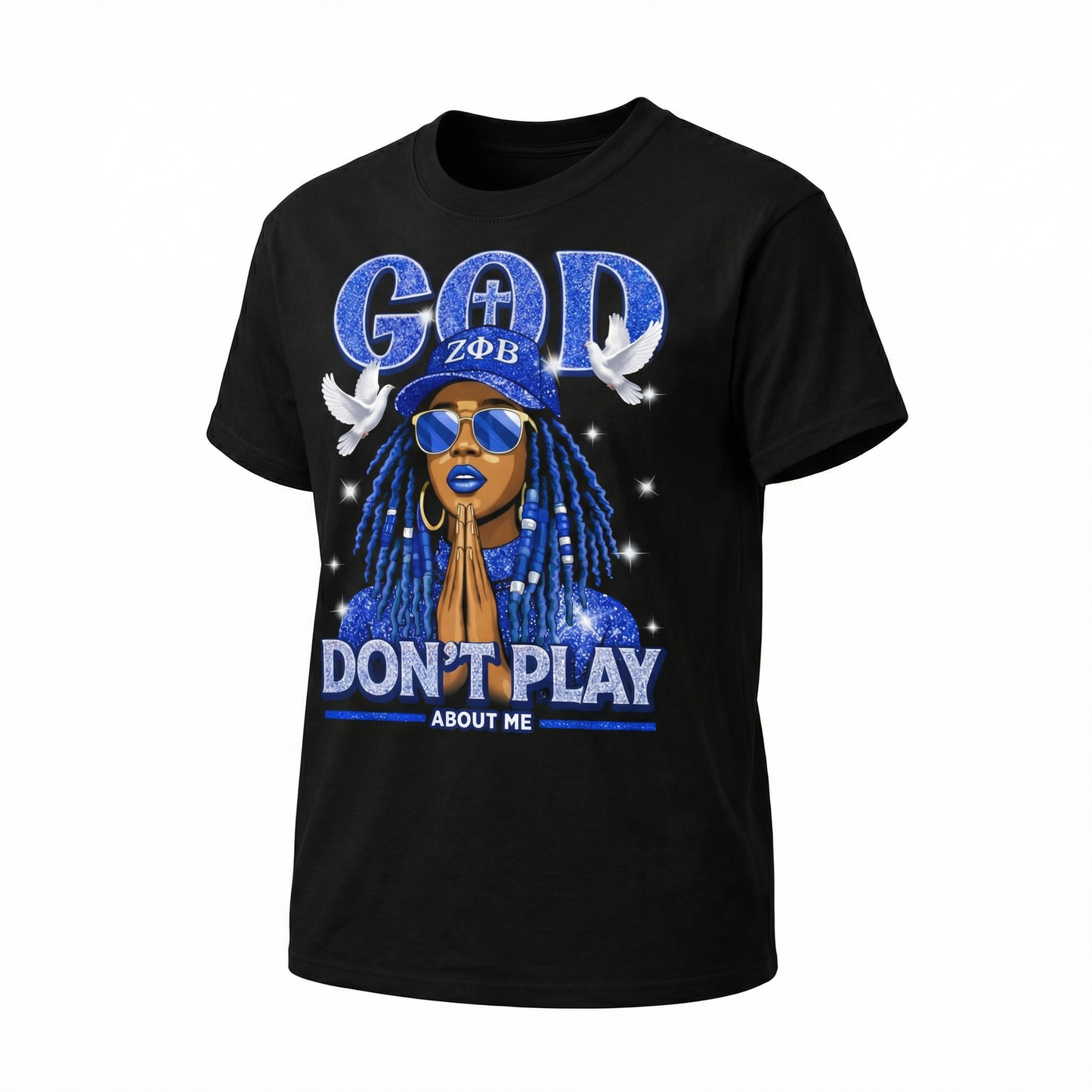 Zeta Phi Beta “God Don’t Play About Me” Tee